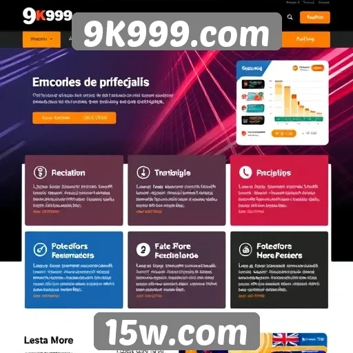 Características do design do site 9K999.com